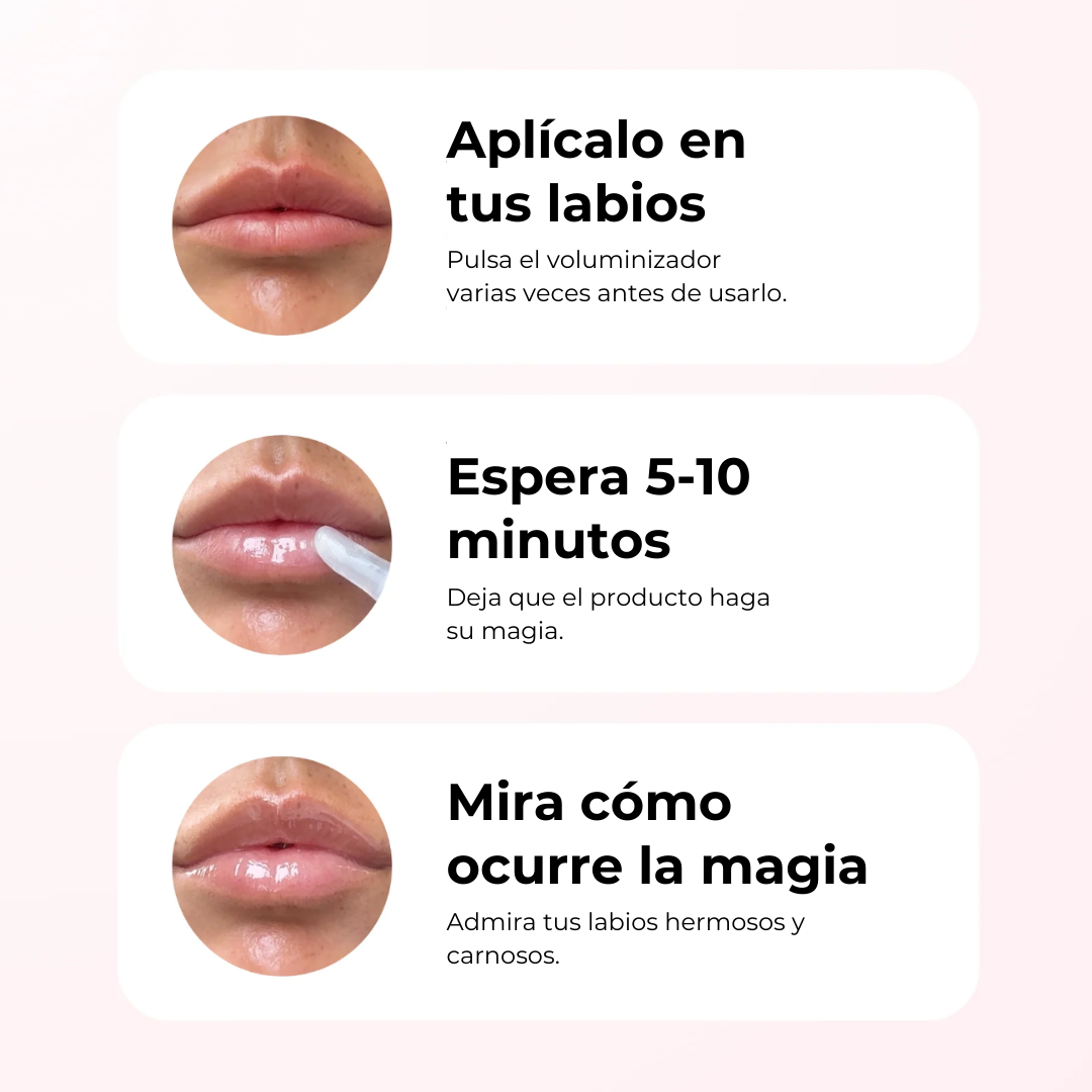 Voluminizador de Labios con Ácido Hialurónico.
