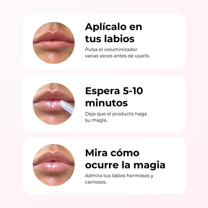 Voluminizador de Labios con Ácido Hialurónico.