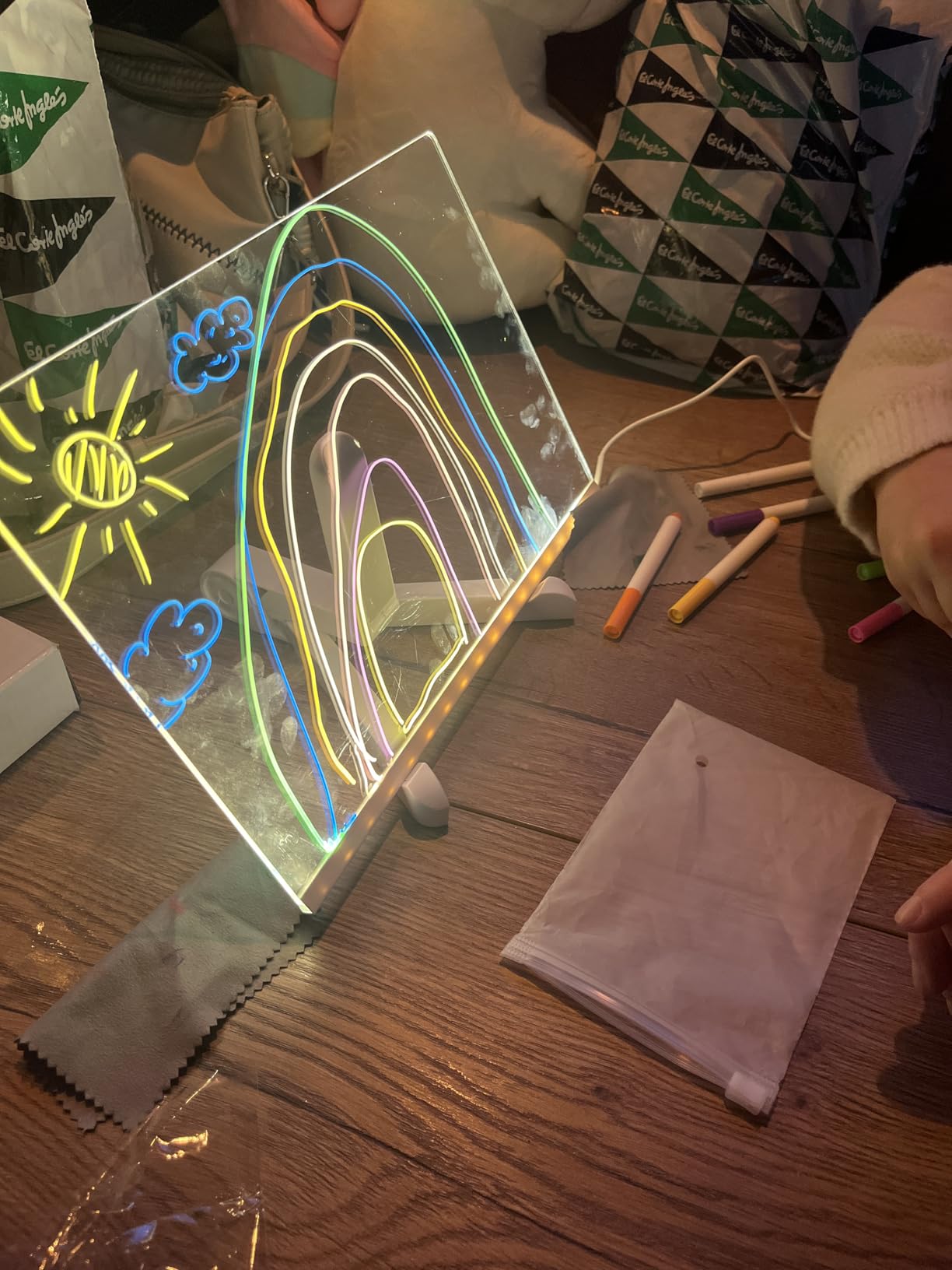 TABARIA™ | Pizarra con Luz LED 20x30