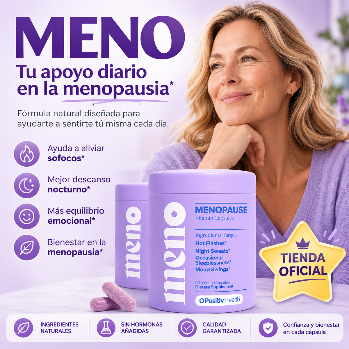 ¿La menopausia te hace sentir hinchada, agotada y diferente cada día?