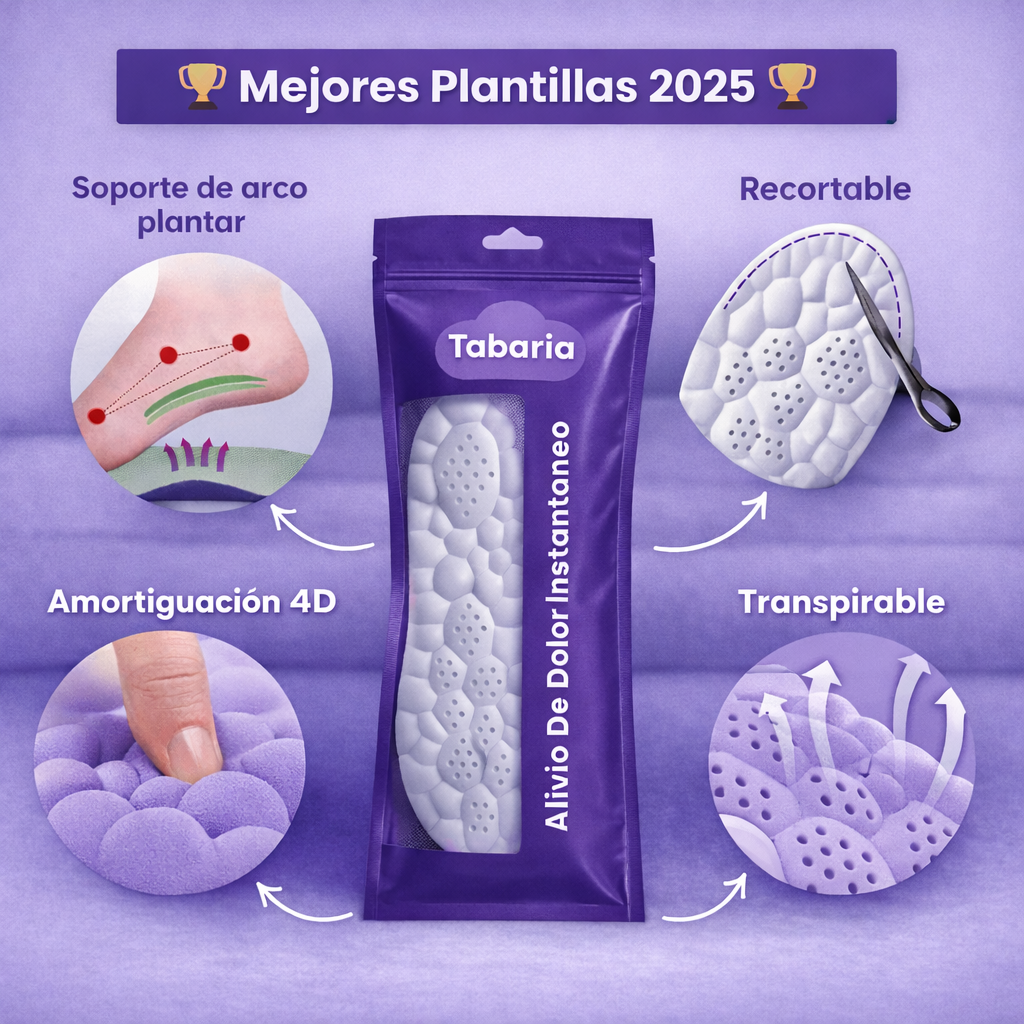Plantillas Tabaria-¿Cansado de terminar el día con dolor de pies?