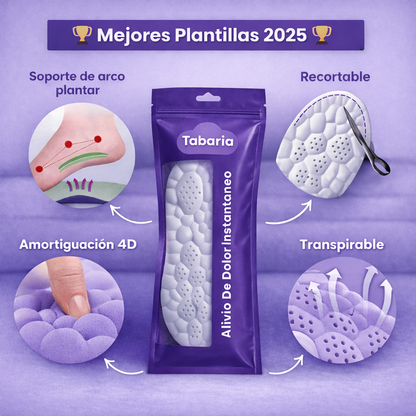 Plantillas Tabaria-¿Cansado de terminar el día con dolor de pies?