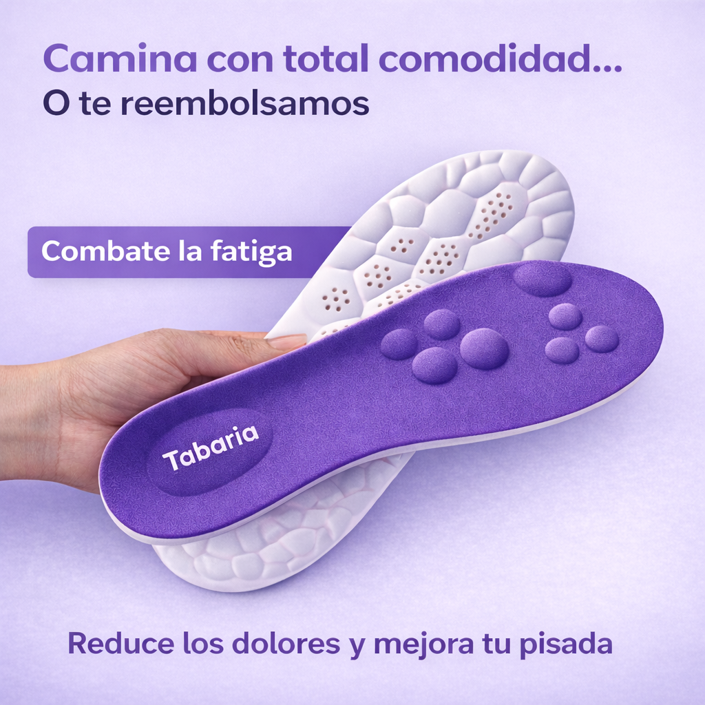 Plantillas Tabaria-¿Cansado de terminar el día con dolor de pies?