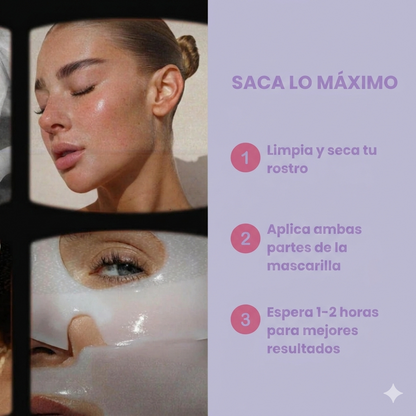 Mascarilla Facial Colageno-Lifting Visible en 20 Minutos