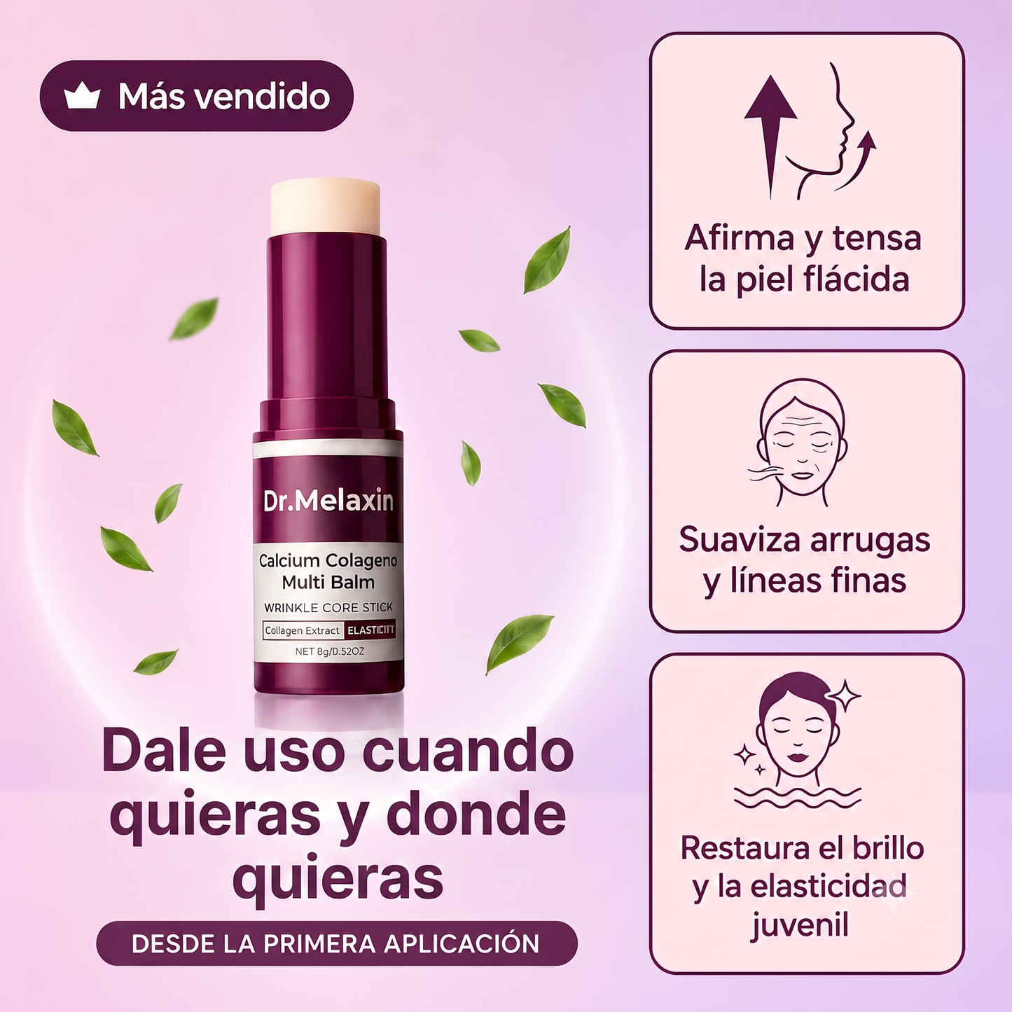 Dr.Melaxin-Barra de colageno Anti-Arrugas —  Elimina Arrugas y Líneas de Expresión