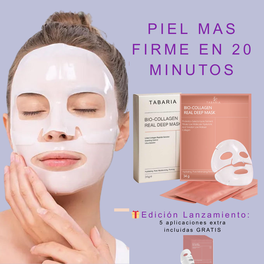 Mascarilla Facial Colageno-Lifting Visible en 20 Minutos
